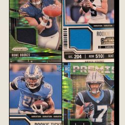 NFL Rookie Jersey Swatches Cards