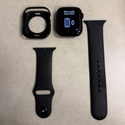Apple Series 8 GPS Watch Midnight Black 45mm with Charging Cable