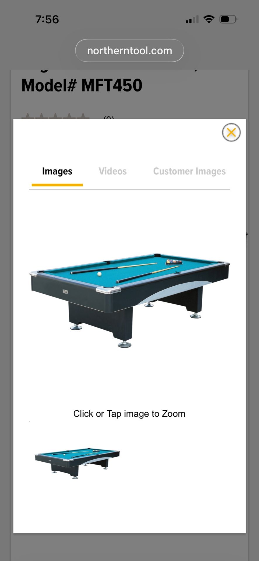 Minnesota Fats Pool Table