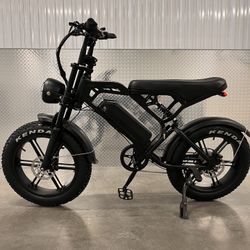 New! 1000 Watt, Electric Bike,  Full suspension, Hydraulic Brakes, 30 Mph, Fat Tires