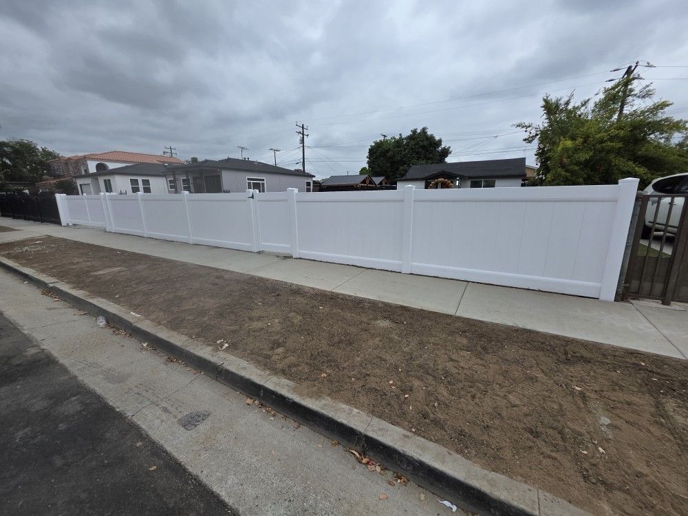 Vinyl Fence