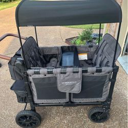 Wonderfold/w4~4seater/Luxury~wagon~stroller+Canopy