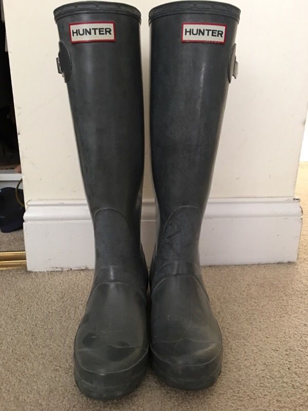 Worn once hunter boots