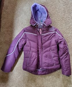 Girls Size 14 Purple Protection System Winter Jacket Coat