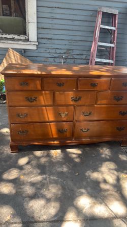 Solid maple dresser
