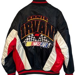 Vintage Ernie Irving Racing Windbreaker Jacket NASCAR