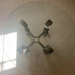 Glass Round Table