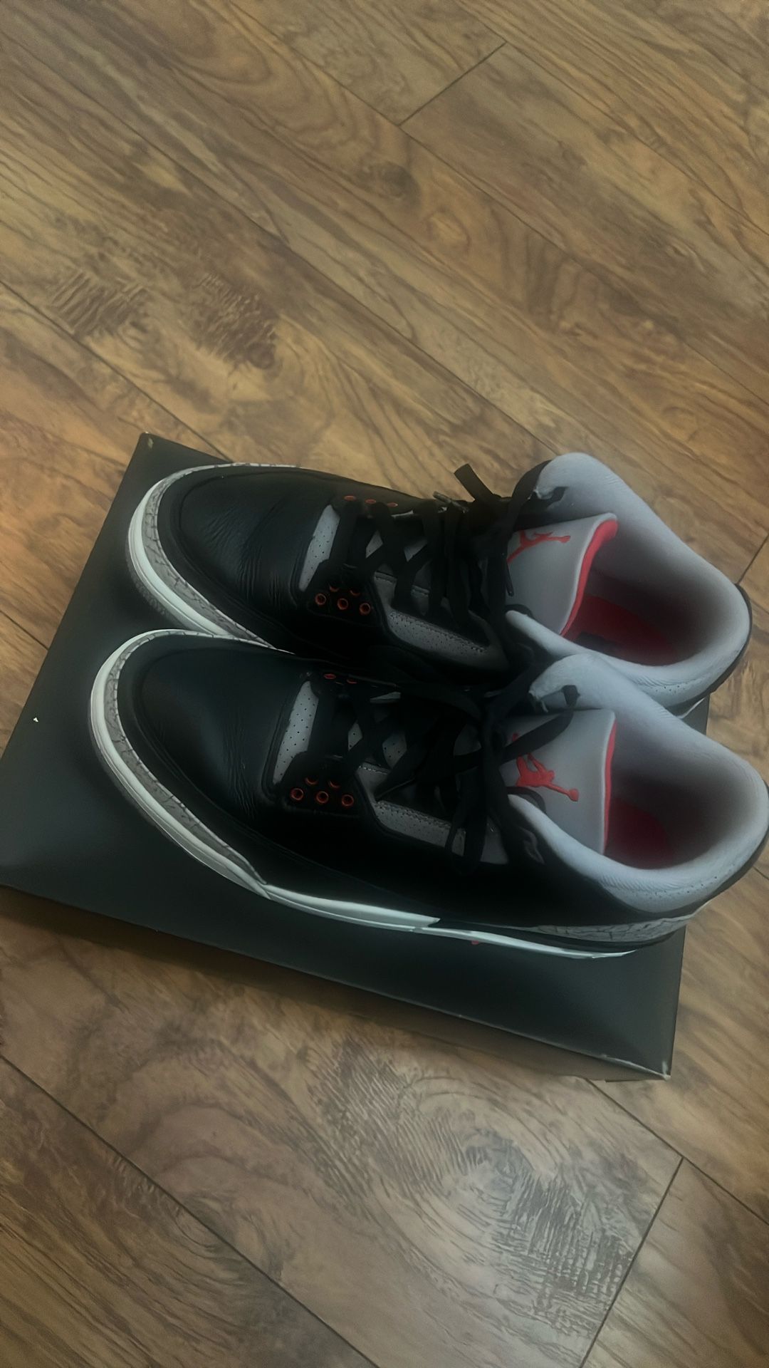 Jordan Black Cement 3 Size 12