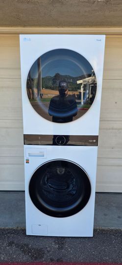 Lg washer large gas dryer tower stacked