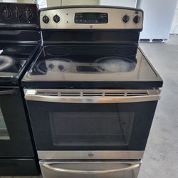 🍀St. Patrick's Sale! Stainless GE Electric Glasstop Stove - Warranty Included