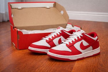 Nike Dunks Red/white