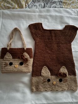 Vestido tejido a crochet