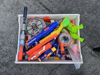 Toy box Full Of Nerf Guns