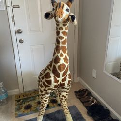Tall Giraffe Plush 