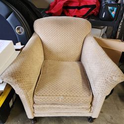 Low Profile Wingback Style Chair