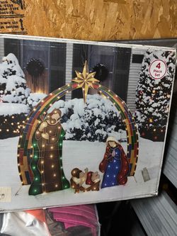 Christmas Nativity for the front Yard