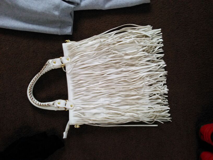 Fringe purse