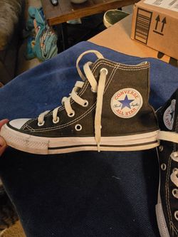 Kids size 13 hi-top black converse