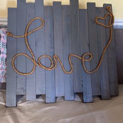 Wood Wall Decor Love