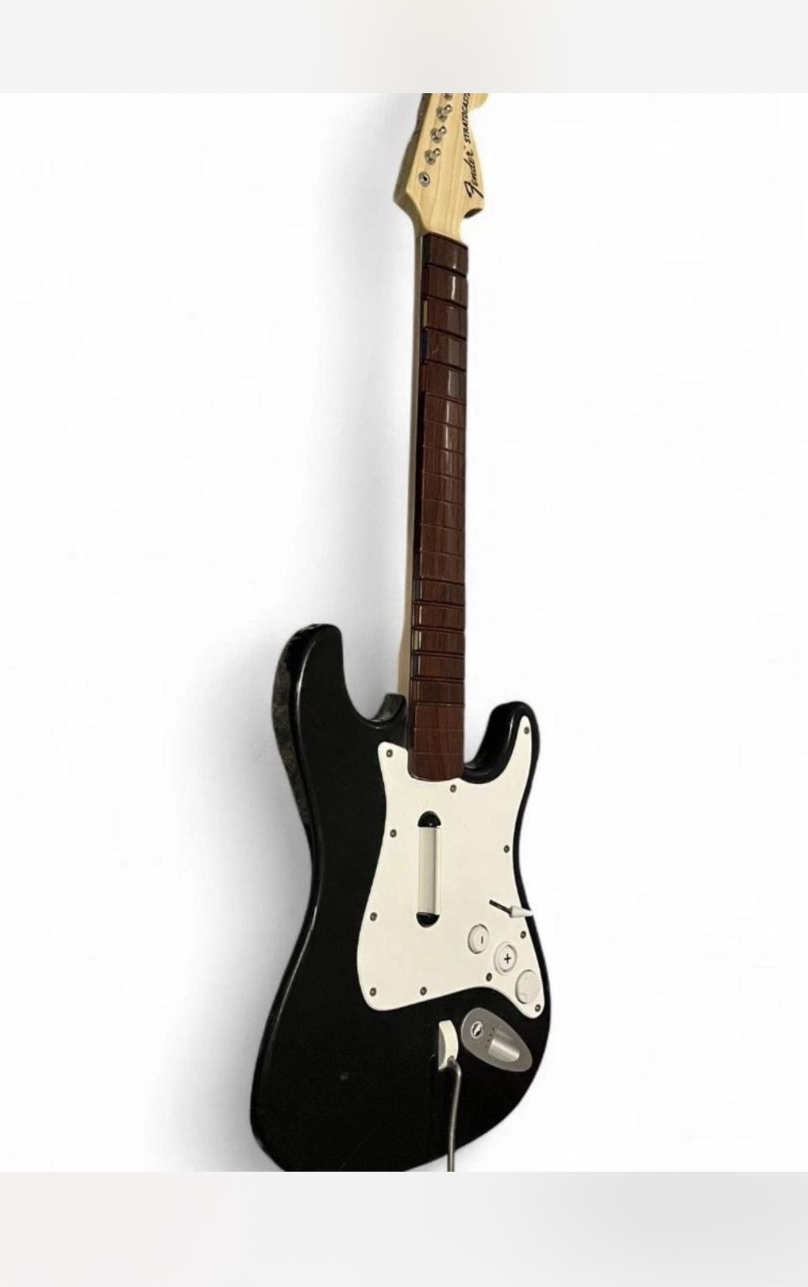 ROCK BAND FENDER STRATOCASTER WIRELESS GUITAR CONTROLLER NWGTS2 FOR NINTENDO WII