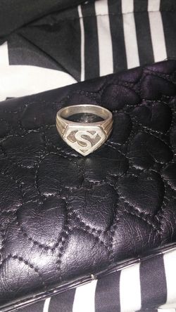925 Sterling Silver Superman Logo Ring