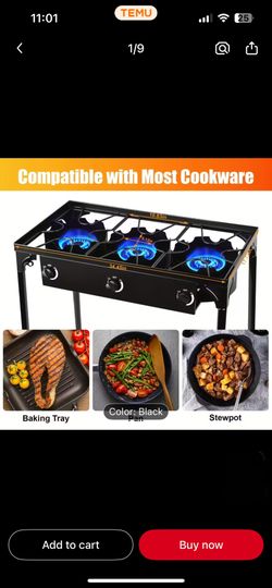 3 Burner Outdoor Gas