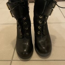 Black Leather Boots