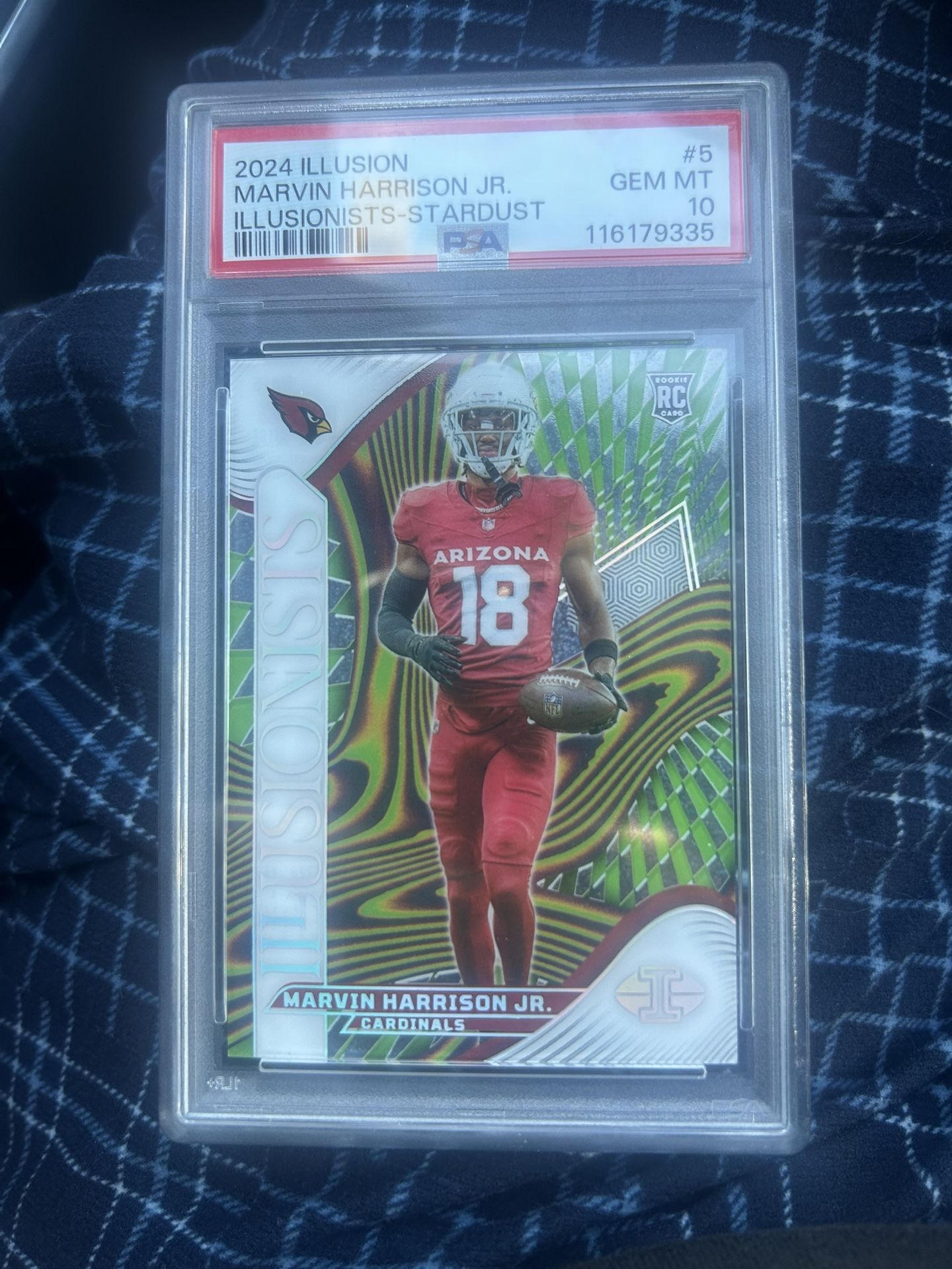 Marvin Harrison JR psa 10