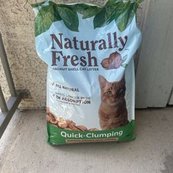 Nutshell cat litter, naturally fresh brand