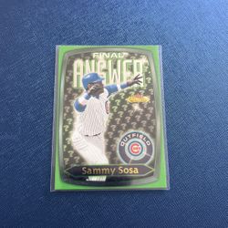 Sammy Sosa 2000 Fleer Showcase Final Answer