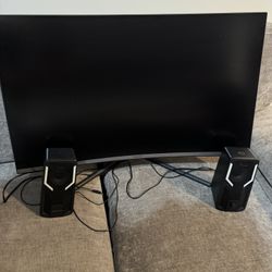 Samsung ViewFinity U32R590 Curved UHD LED Computer 4K Monitor 