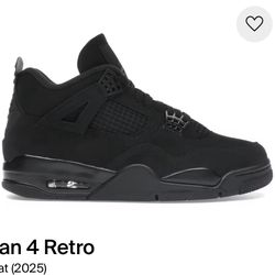 Air Jordan 4 Black Cat Sz 10.5M