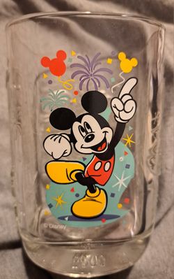 MCDONALD'S DISNEY WORLD 2000 CELEBRATION GLASS Mickey Mouse