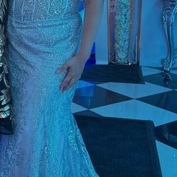 Silver Wedding Dress 