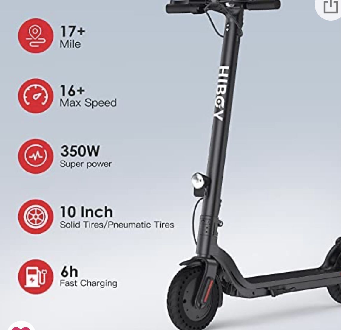 Hiboy NEX3 Electric Scooter With Charger and Paperwork