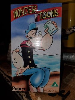 Wonder  Toons Featuring Popeye And Many More  VHS Cassette Unopened