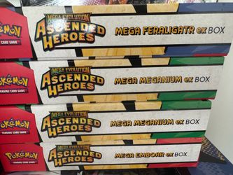 Ascended Heroes EX Boxes x4