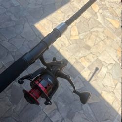 Penn 6000 With Bait Runner On Shakespeare 9'f5