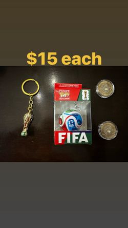 World cup coins monedas y llaveros del mundial