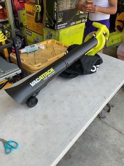 Ryobi 40 V mulcher tool only pick up here in the city of La Puente