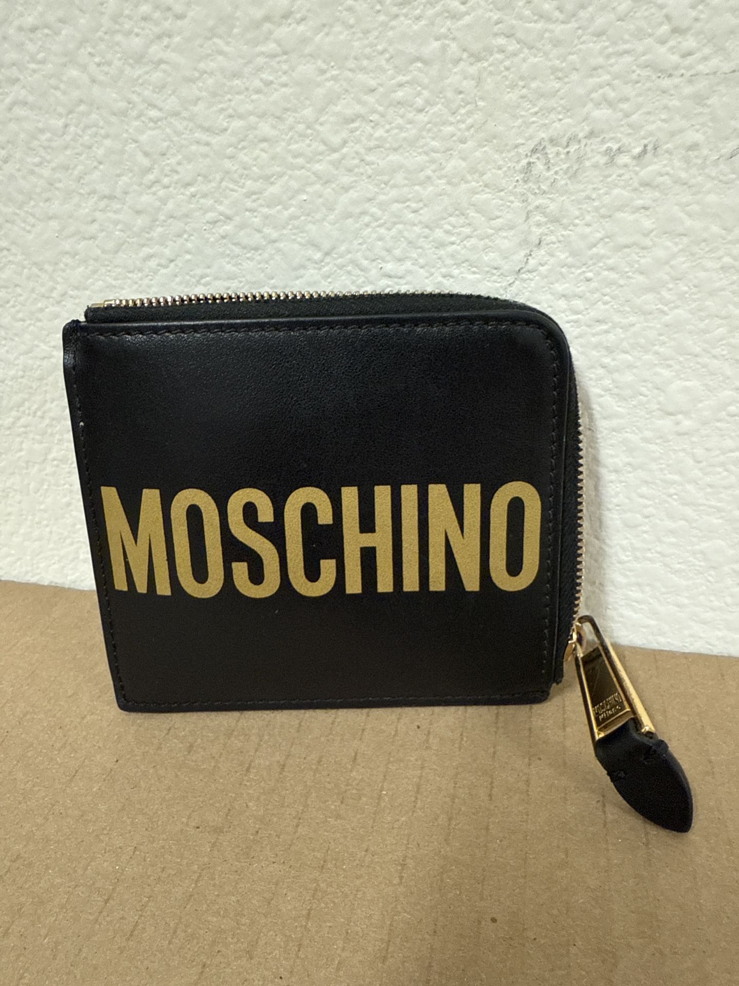 Moschino Authentic Italian Leather Wallet