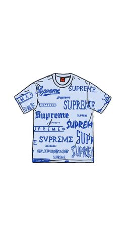 Supreme multi logo tee