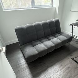 Grey Futon Full Bed 45 Wide x 74 Long