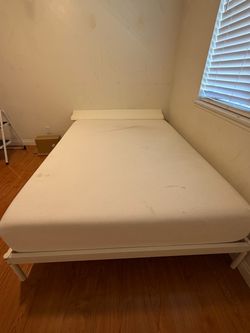 Full size mattress and bed frame