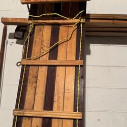 8 ft  vintage toboggan made in canada 