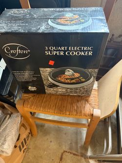 Crofton 3 Quart Electric Super Cooker