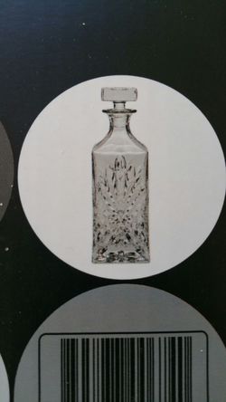 Crystal Whiskey Decanter