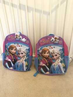 NWT Frozen Backpacks - $15 each, both for $25