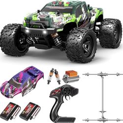 new 1:18 All Terrain RC Car for Adults & Boys (HS18305), 4WD Off-Road RC Truck High Speed Fast 40+ KPH, 4X4 Waterproof Remote Control Car with 2 Recha