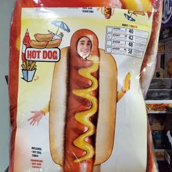 2 adult 1 child hot dog costumes...(dont ask lol)